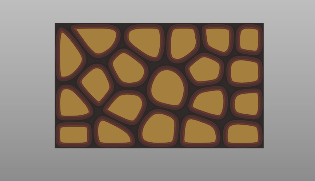 20 Scute Voronoi panel