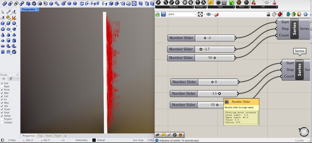 Applying Series for Height of Scutes and Number of Scute Ridges