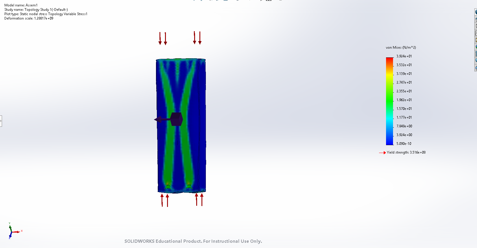 Topology analysis visualization