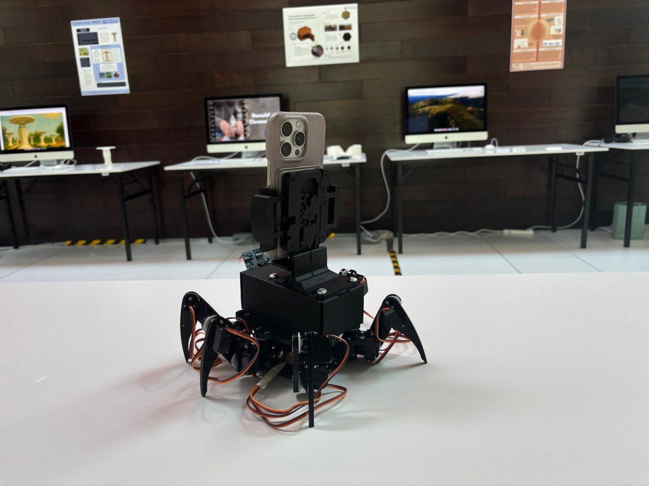 The Crawler prototype in the studio